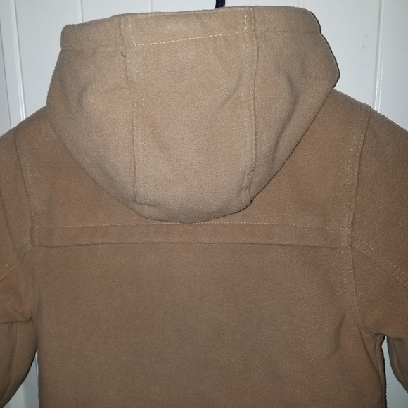 Boys Hawked & CO Camel Hooded Insulated Wool Blend Jacket Coat 5/6. - Picture 6 of 9